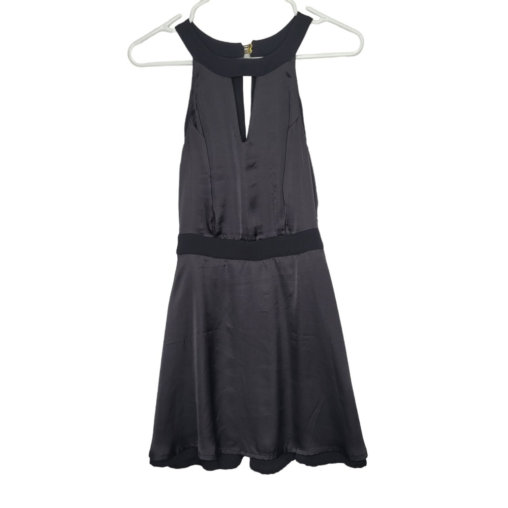 BeBe Womens‎ Black Dress Size XSmall Flowy Breathable Polyester Blend